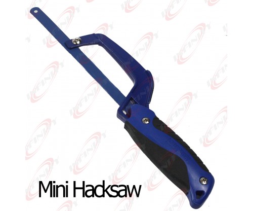  Mini Hacksaw All Metal Construction For Hard to Reach Places w/ #60 Blade